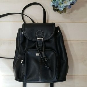Black Guess Mini Backpack